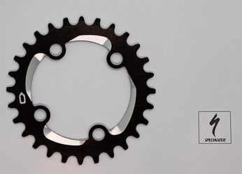 Specialized CHR STOUT CRANKS CHAINRNG, 28T, 10/11-SPD, 4-BOLT 76BCD, 1X RING, ALLOY Black 28T - Produktbild - 1