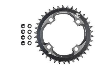 Specialized CHR TURBO, 38T, EAGLE 12-SPD, 104BCD, 1X RING, ALLOY, W/ CHAINRING BOLTS, SRAM (00.6218.011.008) Black 38T - Produktbild - 1