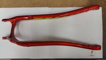 Specialized CHS MY15 SW ENDURO 650B, ALLOY CHAINSTAY, 12X142MM - GLOSS HYPER/CANDY RED Gloss Hyper Green/Candy Red - Produktbild - 1
