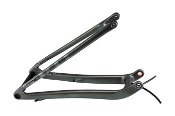 Specialized CHS MY22 SW EPIC EVO, REAR STAY ASSEMBLY, 29, CARBON, 12X148MM - STN CMLN/SIL/GRN SPCTFLR BRSH/BLKCP Satin/Gloss Carbon/Flo Red/White One Size - Produktbild - 1
