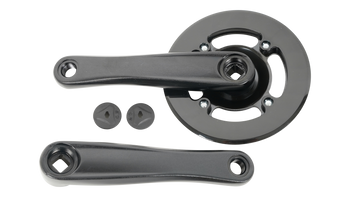 Specialized CRK KIDS, 152MM, L+R ARMS, ALLOY, SQUARE-TAPER, 30T RIVETED RING, 1X9-SPD, W/ BASH GUARD (NO BB) Black 152mm - Produktbild - 1