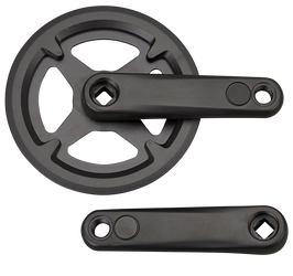 Specialized CRK KIDS, 105/125MM, L+R ARMS, ALLOY, SQUARE-TAPER, 34T RIVETED RING, 1X8-SPD, W/ CHAINRING GUARD (NO BB) Black 105/125mm - Produktbild - 1