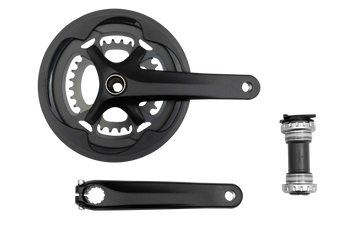 Specialized CRK SUB-COMPACT, 175MM, CRANKSET, ALLOY, BSA 24MM SPINDLE, 4-BOLT, 110/80MM BCD, 48/32T RINGS, 2X11-SPD, W/ BB AND CG Black 175mm - Produktbild - 1