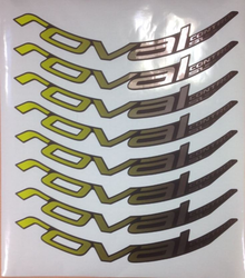 Specialized DCL MY18 ROVAL CONTROL SL 29, 8 DECALS FOR ONE WHEELSET - HYPER Hyper Green One Size - Produktbild - 1