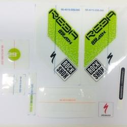 Specialized DCL ROCKSHOX REBA BRAIN S29 DECAL GREEN (11.4115.002.030) One Size - Produktbild - 1