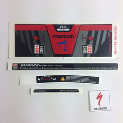 Specialized DCL MY14 DECAL KIT MN SBC REDGRY/BLK(11.4418.003.005) (NO LONGER PRODUCED) Red / Grey / Black One Size - Produktbild - 1