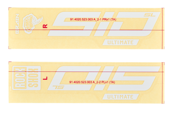 Specialized DCL ROCKSHOCK, FORK DECAL KIT, SID SL BRAIN ULTIMATE 29, WHITE (11.4018.122.000) One Size - Produktbild - 1