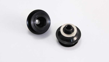 Specialized EDC (CL 40/60, CLX 40/60, FUSEE SL,RAPIDE:SL/SL 45) FRONT AXLE END CAPS (L/R) (LF05) Black 9 x 100mm QR - Produktbild - 1