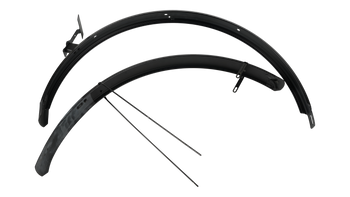 Specialized FND MY17 VADO (L1E), FRONT & REAR FENDER SET, 700C, ALLOY, 58MM WIDTH, W/ LICENSE PLATE HOLDER, W/O HARDWARE Black 700C - Produktbild - 1