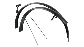 Specialized FND MY17 VADO (L1E), FRONT & REAR FENDER SET, 700C, ALLOY, 58MM WIDTH, W/ LICENSE PLATE HOLDER, W/O HARDWARE Black 700C - Produktbild - 2