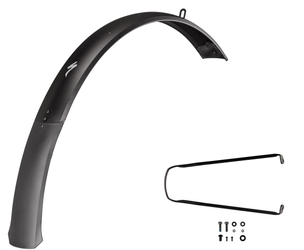 Specialized FND MY22 TERO, FRONT FENDER, 29"; ALLOY, 65MM WIDTH, W/ HARDWARE Black 29" - Produktbild - 1