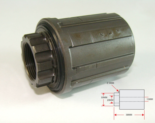 Specialized FHB ALEX 295 FREEHUB BODY - SHIMANO 8/9/10 One Color Shimano HG 8/9/10 Spd - Produktbild - 1