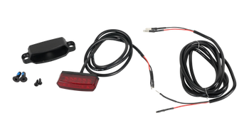 Specialized LGT REAR, SPECIALIZED, FC28 TAILLIGHT, 12V, SADDLE MOUNTED, W/ FASTON CONNECTORS LIGHT WIRE, PLASTIC CRADLE & MOUNTING BOLTS Red - Produktbild - 1