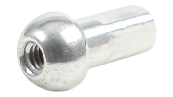 Specialized NPL DT SWISS, PROLOCK, SPHERICAL HEAD, 14G (2.0mm), ALLOY, 12mm LENGTH, SILVER (NPAE20098N0500) 2.0x12mm - Produktbild - 2