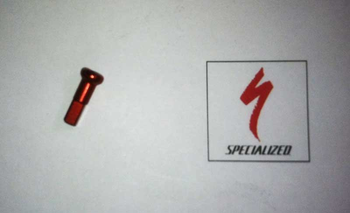 Specialized NPL DT SWISS, PROLOCK, STANDARD HEAD, 15G (1.8mm), ALLOY, 14mm LENGTH, RED (NPAA18140S0500) Black 1.8x14mm - Produktbild - 1