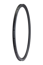Specialized RIM MY22 ALPINIST CLX II, 700C, REAR, CARBON, 24H, DISC, 21MM INTERNAL (TUBELESS VERSION) (CR2071) - SATIN CARBON W/ BLACK DCL 700C - Produktbild - 1