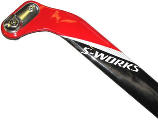 Specialized STP TRANSITION SW AERO SEATPOST 350MM STANDARD SETBACK RED/SIL/BLK Red / White / Black 350mm x Standard Offset - Produktbild - 1
