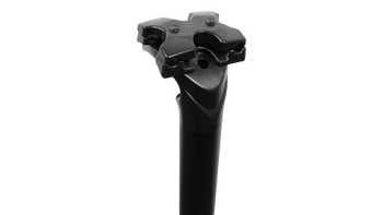 Specialized STP TURBO SEATPOST, 27.2MM, ALLOY, 350MM LENGTH, 25MM OFFSET, 2-BOLT CLAMP, W/ HOLE FOR REAR LIGHT WIRE Black 27.2mm x 350mm - Produktbild - 3