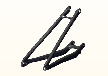 Specialized CHS MY18 EPIC, CARBON FRAME, REAR STAY ASSEMBLY, 29, CARBON, 12X148MM - GLOSS SATIN CHARCOAL TINT CARBON / BLACK One Size - Produktbild - 1
