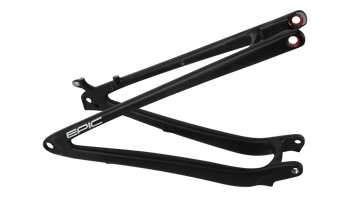 Specialized CHS MY19 EPIC, CARBON FRAME, REAR STAY ASSEMBLY, 29, CARBON, 12X148MM - SATIN BLACK WHT Satin Black/White One Size - Produktbild - 1