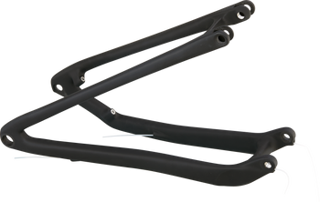 Specialized CHS MY21 SJ, CARBON FRAME, REAR STAY ASSEMBLY, 12X148MM, CARBON, 432MM FOR S1-S4 - SATIN BLACK/WHITE One Size - Produktbild - 1