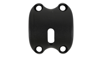 Specialized Vorbau-Faceplate für die Accessory-Mount-Halterung an Rennrad-Vorbauten, ohne Schrauben, schwarz - Produktbild - 1
