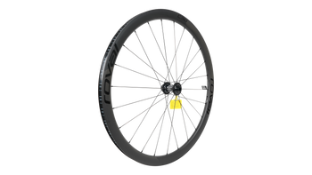 Specialized WHL MY19 C38, 700C, FRONT, CARBON, TA, 12X100MM, DISC, CENTERLOCK, 24H - SATIN CARBON W/ BLACK DCL - Produktbild - 1