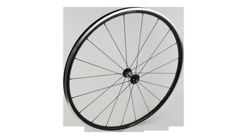 Specialized WHL SLX 350, 700C, FRONT, ALLOY, QR, 9X100M, RIM BRAKE, 24H - BLACK W/ CHARCOAL DCL - Produktbild - 1