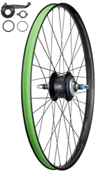Specialized WHL TURBO, 650B, REAR, ALLOY, IGH BOLT-ON, 10X135MM, DISC, CENTERLOCK, 32H, SHIMANO 5-SPD. NEXUS HUB - BLACK W/ TURBO DCL 650B - Produktbild - 1