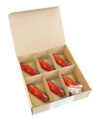 Busch & Müller Dynamo-Rücklicht TOPLIGHT 2C PLUS (Werkstattpack 6 Stk) rot/klar - Produktbild - 1