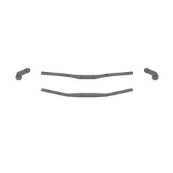 Ergotec Lenker Riser Bar 30 6+ 31.8 Breite: 800mm Rise: 30mm - Produktbild - 1