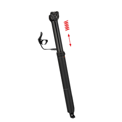 Ergotec Sattelstuetze Viper Up and Down S 31.6 x 402 80mm Lift 40mm Travel schwarz - Produktbild - 1 Ergotec Sattelstuetze Viper Up and Down S 31.6 x 402 80mm Lift 40mm Travel schwarz - Produktbild - 1