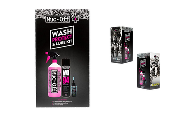 Muc-Off, Schmier-/Pflegemittel, Protect Lube Kit, Set beinhaltet: 1x Nano Tech Fahrradreiniger, 1x MO-94, 1x Wet-Lube - Produktbild - 1