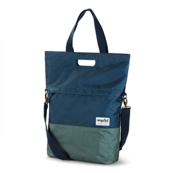 URBAN PROOF recycling Fahrradtasche SHOPPER 20L blau/grün - Produktbild - 1