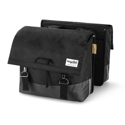 URBAN PROOF Fahrradtasche RECYCLED DOUBLE 55L schwarz/grau - Produktbild - 1