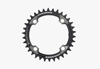Race Face Kettenblatt, 104BCD, 4-Loch, 32 Z., Shimano 12-fach, black - Produktbild - 1