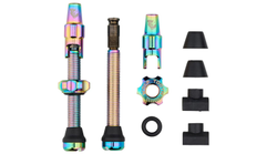 TLV-CLIK44-RBW-01-21427461.jpg Wolf Tooth Tubeless Valve Stem Ventile, Clik Valve, 44mm, 2 Stk., rainbow - Produktbild - 1