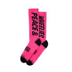 Troy Lee Designs Mens Performance Socks, Peace & Wheelies, fuscia, L/XL - Produktbild - 1