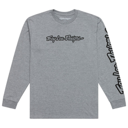 Troy Lee Designs Longsleeve, Signature, grey heather, XXL - Produktbild - 1