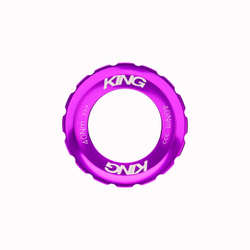 Chris King Centerlock Lockring, External Spline, 3D violet - Produktbild - 1