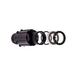 Chris King Freilaufkörper R45 Gen. 4, Shimano HG inkl. Edelstahl-Lager, Aluminium, black - Produktbild - 1 Chris King Freilaufkörper R45 Gen. 4, Shimano HG inkl. Edelstahl-Lager, Aluminium, black - Produktbild - 1