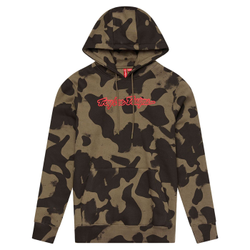 Troy Lee Designs Pullover Hoodie, Signature, olive camo, M - Produktbild - 1
