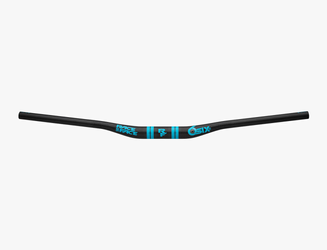 Race Face SixC Carbon Riser Lenker, 35.0, 820x20mm, 8°/4°, matte ud carbon/blue - Produktbild - 1