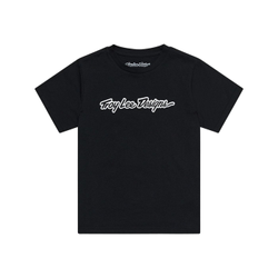 Troy Lee Designs T-Shirt, Signature, black, youth M - Produktbild - 1