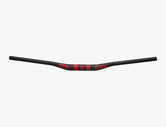 Race Face SixC Carbon Riser Lenker, 35.0, 820x20mm, 8°/4°, matte ud carbon/red - Produktbild - 1