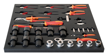 Unior SET3-2600D Werkzeugset, 22-tlg., SOS-Modul breit, 562x570mm - Produktbild - 1