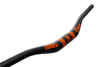 Race Face SixC Carbon Riser Lenker, 35.0, 820x20mm, 8°/4°, matte ud carbon/fox orange - Produktbild - 2