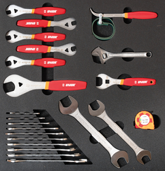 Unior SET2-2600D Werkzeugset, 21-tlg., SOS-Modul breit, 562x570mm - Produktbild - 2