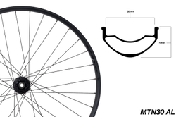 WT285913-02-21434260-21434260.jpg Chris King MTN30 AL Disc 6-Loch BOOST Tubeless Ready Laufradsatz, 29", Edelstahl-Lager, 32 L., 110x15mm/148x12mm, SRAM XD, matte turquoise - Produktbild - 2