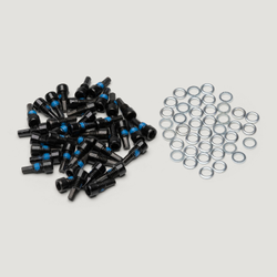 Race Face Pedal Pin & Nut Kit, Chester, 40 Schrauben/Muttern, ab 2024, black - Produktbild - 1